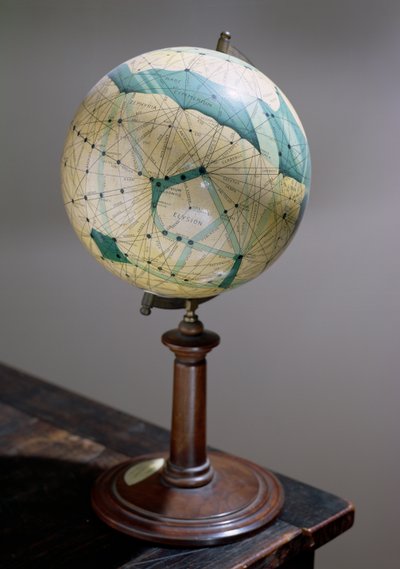 Globo del planeta Marte, hecho entre 1903-09 de Percival Lowell